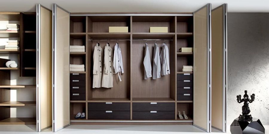 Ý tưởng thiết kế tủ quần áo hiện đại